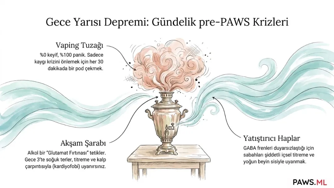 Bırakmadan önce yoksunluk: Tolerans, PAWS ve beyin iyileşmesi | PAWS.ML