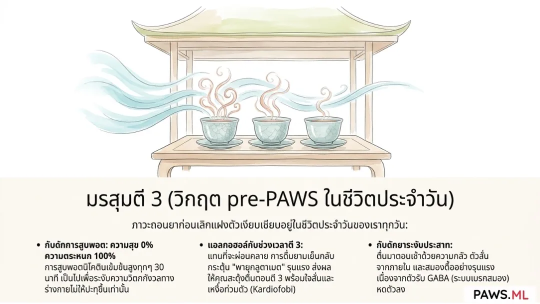 อาการถอนยาก่อนเลิก: ภาวะดื้อยา PAWS และการฟื้นฟูสมอง | PAWS.ML
