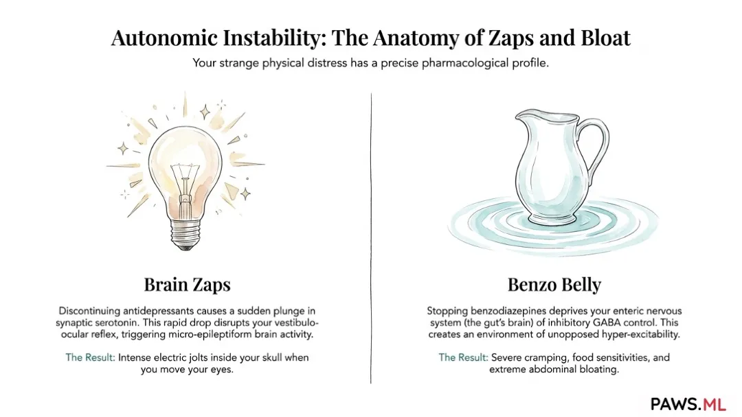 Brain zaps, benzo belly & leaden fatigue: The bizarre PAWS symptoms doctors dismiss | PAWS.ML