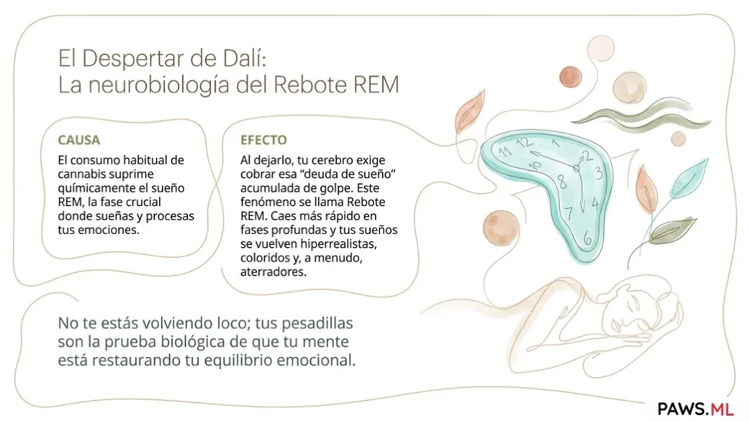 Sudores nocturnos y pesadillas tras dejar la marihuana: Rebote REM | PAWS.ML