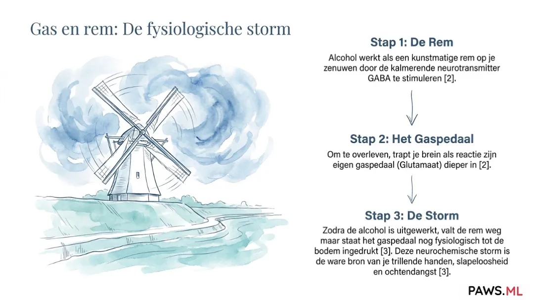 Waarom je je misschien 'normaal' voelt terwijl je drinkt—tot het moment dat je probeert te stoppen | PAWS.ML
