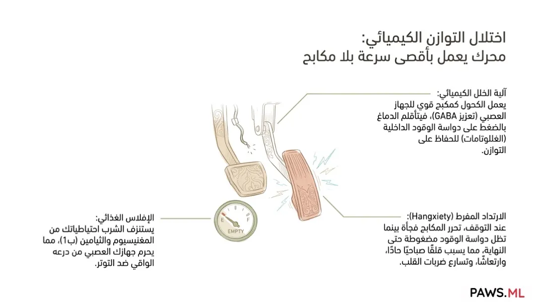 لماذا قد تشعر أنك 'طبيعي' أثناء الشرب—حتى اللحظة التي تحاول فيها التوقف | PAWS.ML