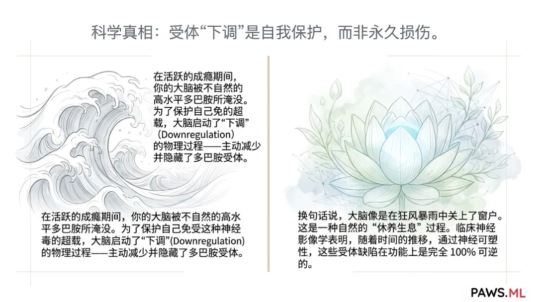 永久性脑损伤?戒断后如何恢复多巴胺受体与消除脑雾 | PAWS.ML