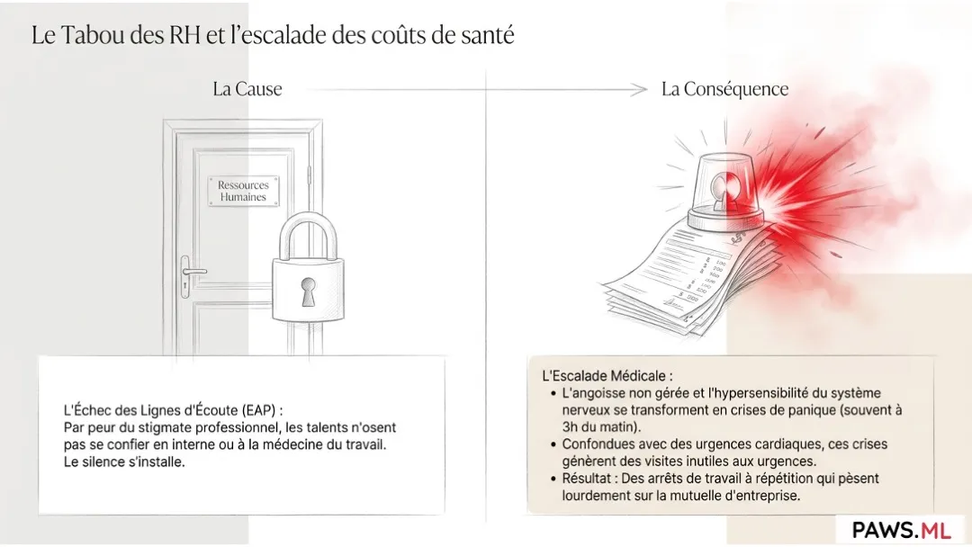 Avantages santé entreprise & accompagnement post-sevrage | PAWS.ML | PAWS.ML