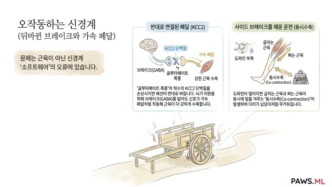 '나무토막'이 된 몸: 왜 '근육 갑옷'을 느끼며, 신경계가 어떻게 당신을 인질로 잡고 있는가 | PAWS.ML