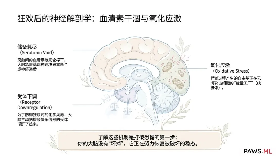 自杀星期二与狂欢后抑郁:如何安全恢复血清素与大脑 | PAWS.ML