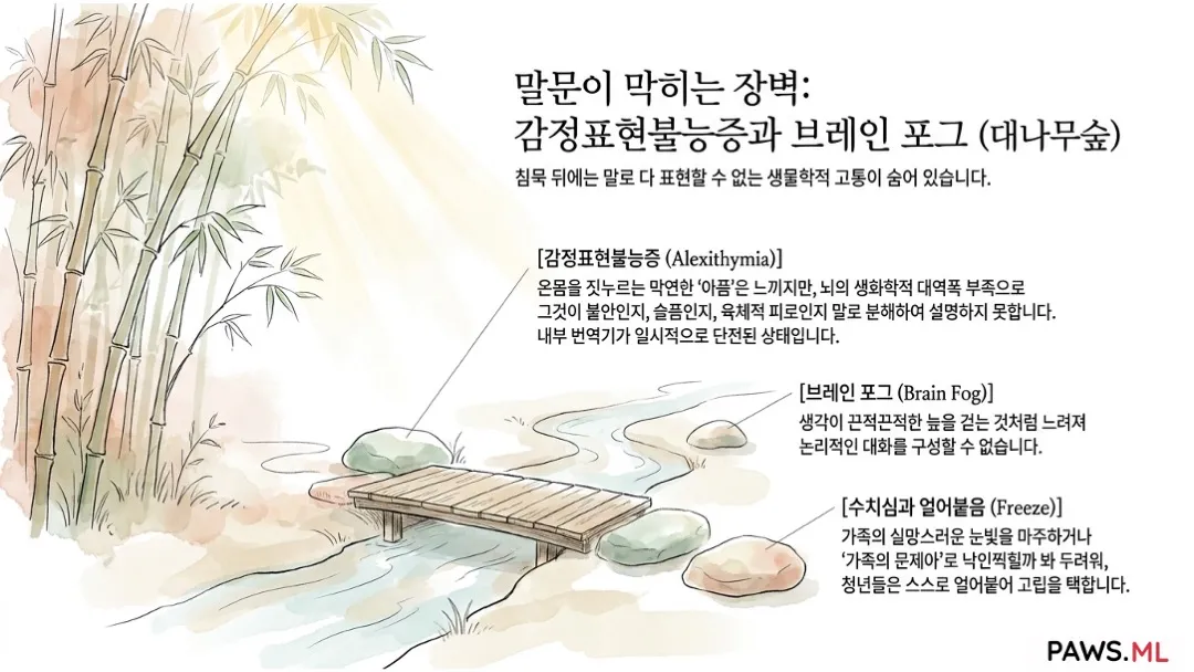 침묵의 벽: 왜 단약/단주 후 마음을 닫을까 | PAWS.ML