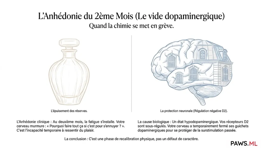 Chute du nuage rose : Dépression après 1 mois de sobriété & SSPA | PAWS.ML