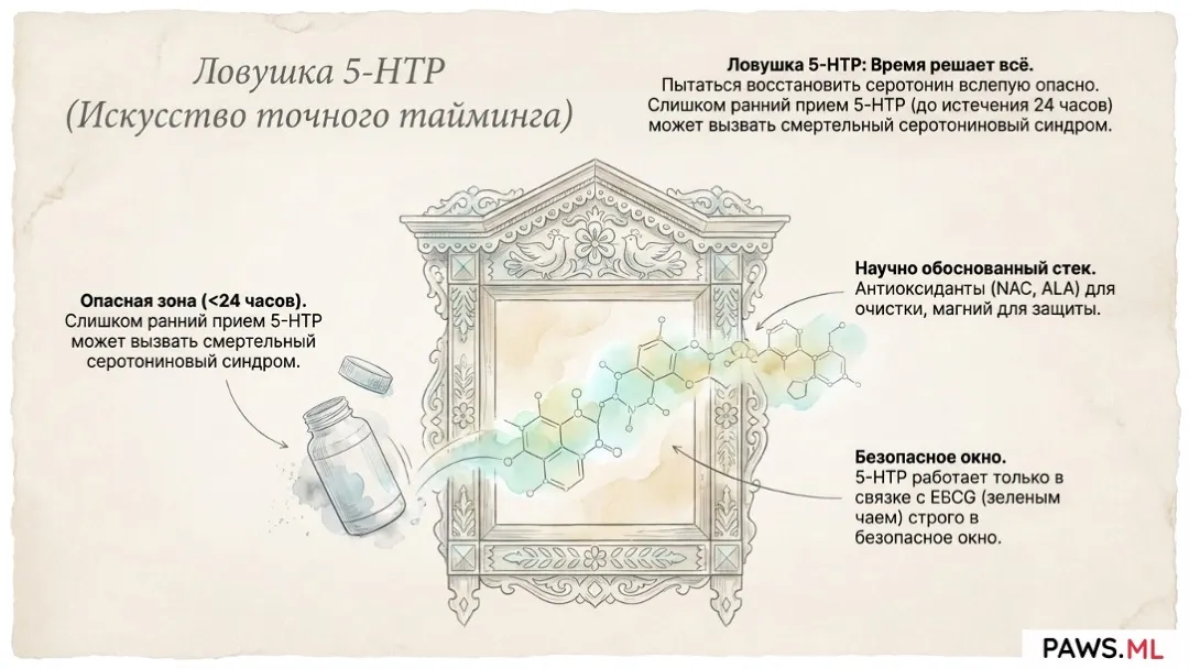 Серотониновая яма: Как восстановить серотонин и мозг | PAWS.ML
