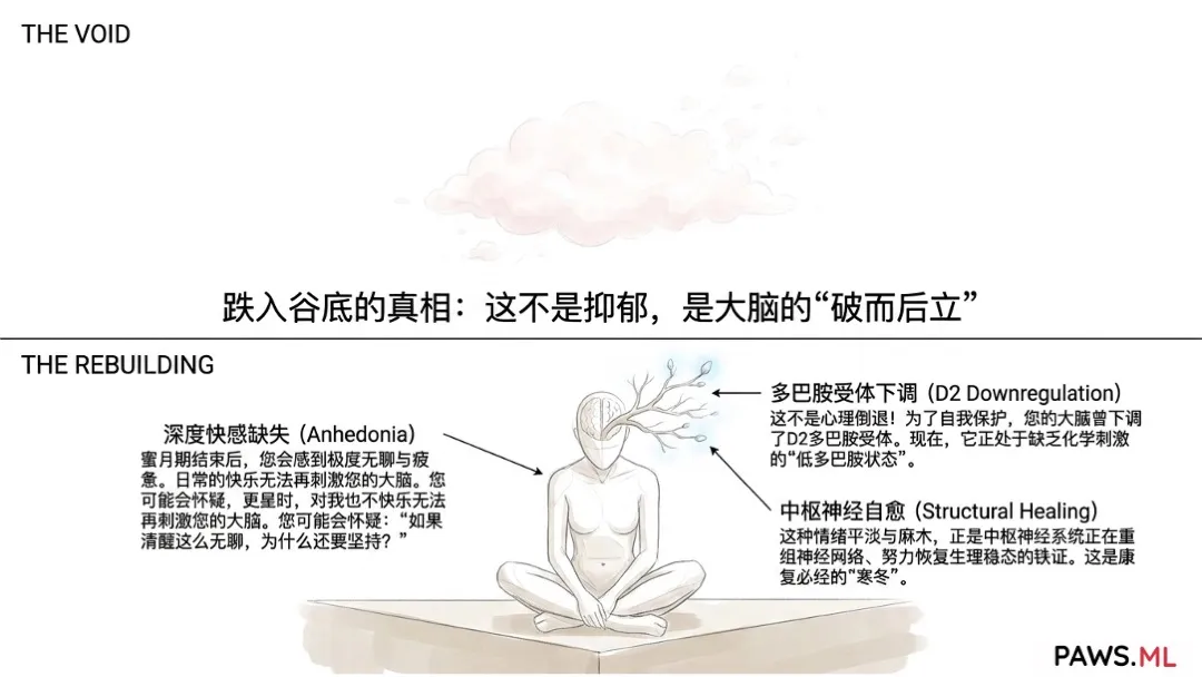 粉红云彩崩溃:为什么戒断1个月后会突然陷入抑郁? | PAWS.ML
