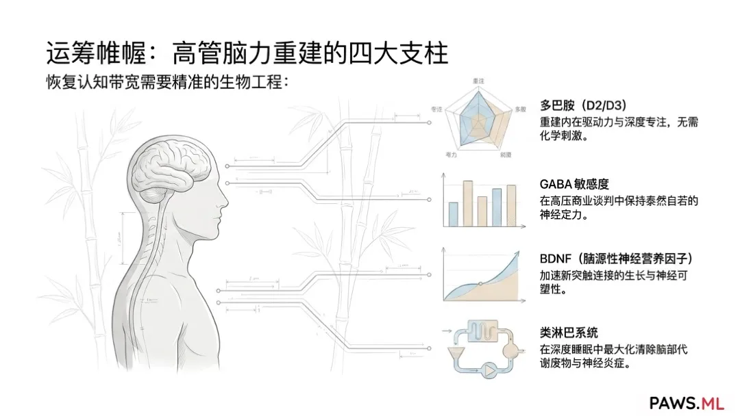 高管神经生物学优化与生物黑客康复 | PAWS.ML