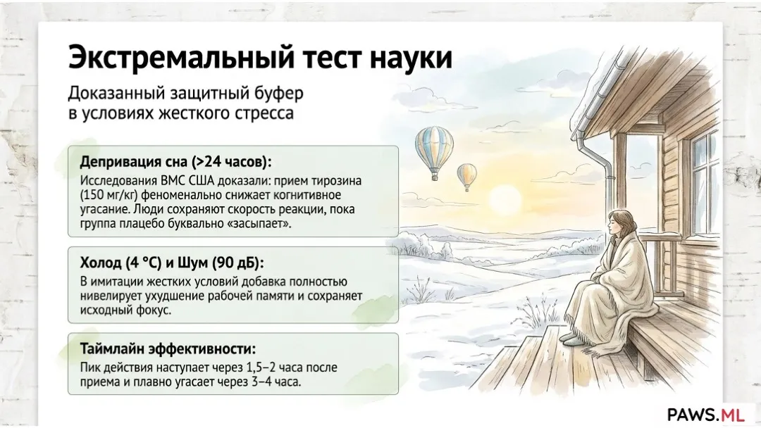 L-тирозин при ПАС и выгорании: биохакинг дофамина или плацебо? | PAWS.ML