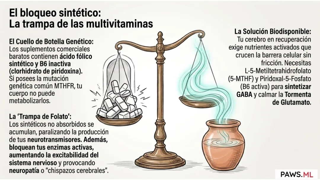 El mito de la "vida sana": Por qué el deporte y los multivitamínicos fallan ante la fatiga del síndrome de abstinencia (y cómo la IA lo soluciona) | PAWS.ML