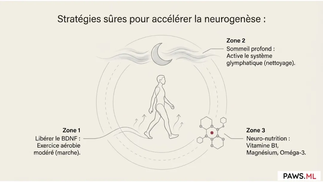 Cerveau après sevrage : récupération, neuroplasticité et brouillard mental | PAWS.ML