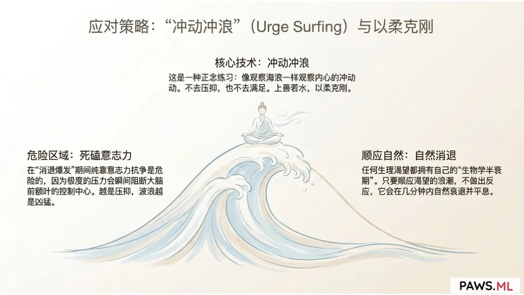 戒除一年后突然的复吸冲动:什么是“消退爆发”?AI如何帮你“冲动冲浪” | PAWS.ML