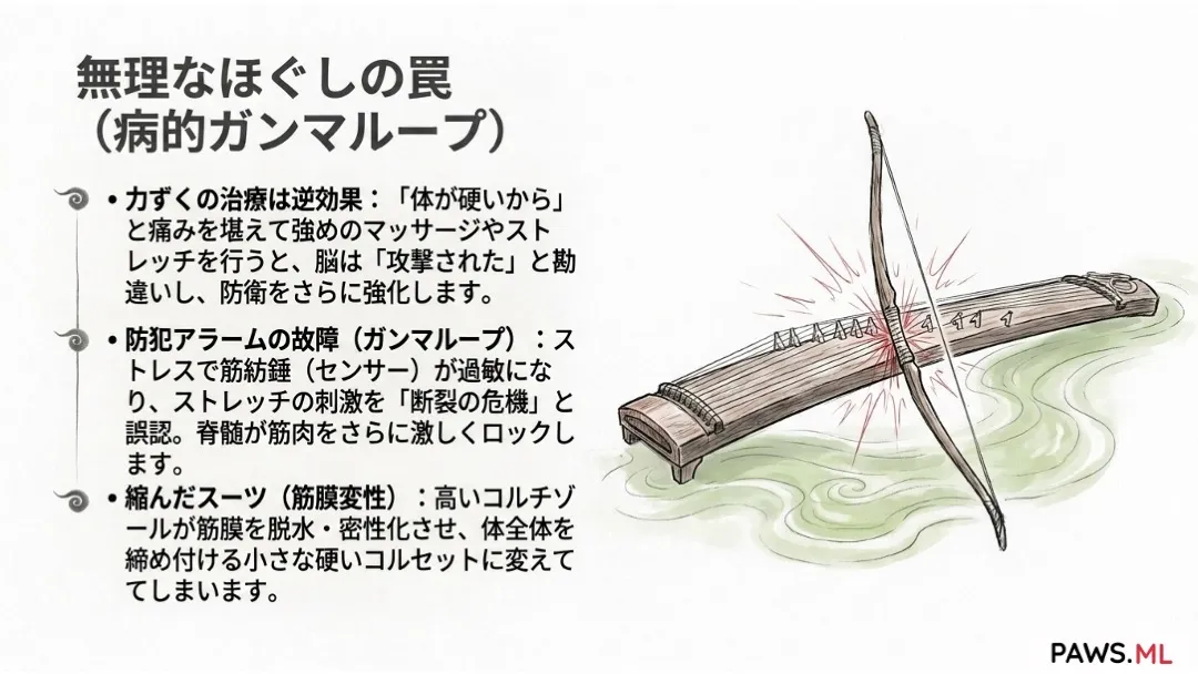 「体が木のように硬い」現象：なぜ「筋肉の鎧」を感じるのか、そして神経系がどのようにあなたを人質にしているのか | PAWS.ML