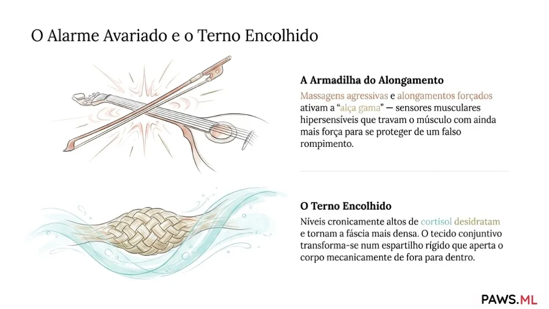 O Fenômeno do 'Corpo de Madeira': Por que você sente uma couraça muscular e como o seu sistema nervoso o faz de refém | PAWS.ML