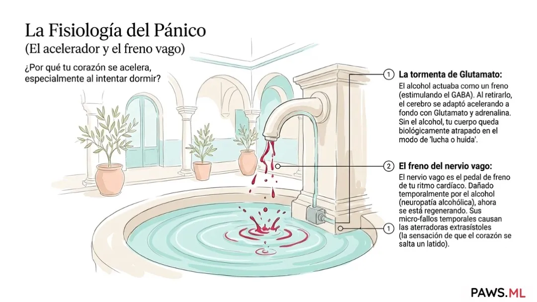 Palpitaciones y taquicardia tras dejar el alcohol: Causas & ayuda | PAWS.ML