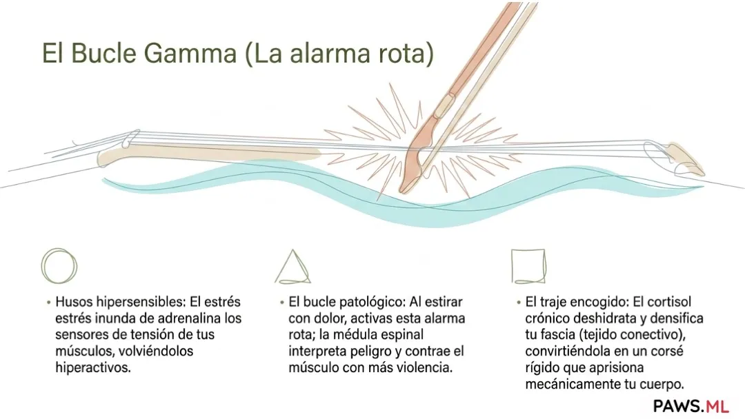 El fenómeno del «cuerpo de madera»: por qué sientes una coraza muscular y cómo tu sistema nervioso te toma como rehén | PAWS.ML
