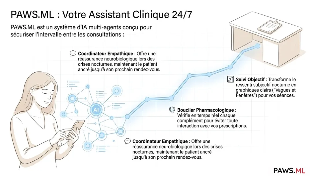 Outils numériques de suivi post-sevrage pour addictologues | PAWS.ML | PAWS.ML