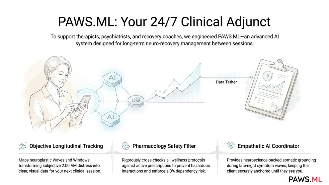 Digital aftercare tools for therapists & coaches | PAWS.ML