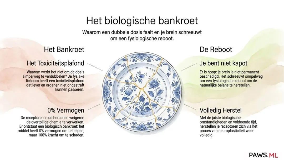 Ontwenning voor het stoppen: Tolerantie, PAWS & hersenherstel | PAWS.ML