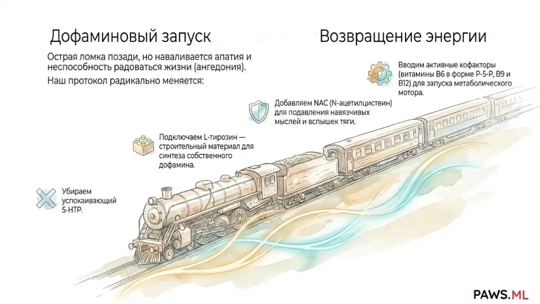Как облегчить ломку при отказе от курения: Восстановление дофамина, добавки и ИИ | PAWS.ML
