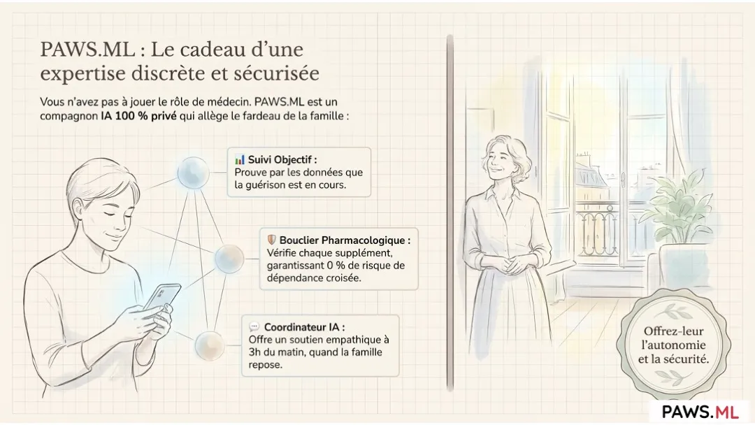 Accompagner un proche en post-sevrage | guide familial PAWS.ML | PAWS.ML