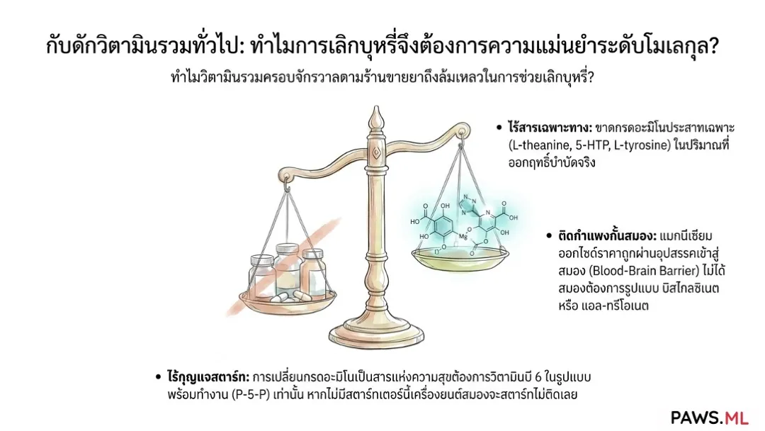 การแฮ็กระบบชีววิทยาเพื่อเอาชนะการเลิกบุหรี่: วิธีฟื้นฟูโดปามีนและเลิกบุหรี่ด้วย AI | PAWS.ML
