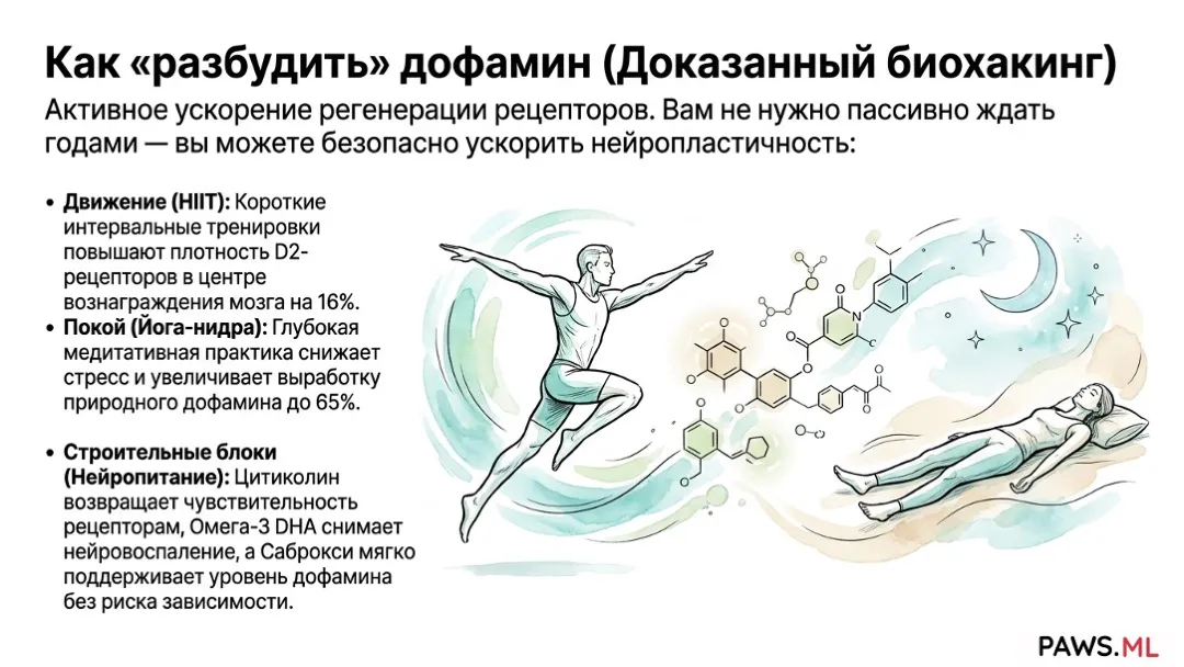 Как восстановить дофаминовые рецепторы после зависимости | PAWS.ML