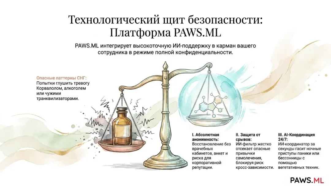 Корпоративные программы здоровья и анонимный aftercare | PAWS.ML