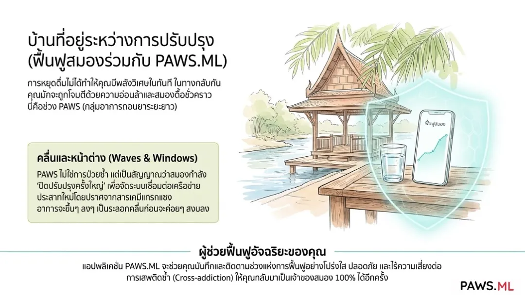 ทำไมคุณอาจรู้สึก 'ปกติ' ขณะดื่ม—จนกระทั่งวินาทีที่คุณพยายามหยุด | PAWS.ML