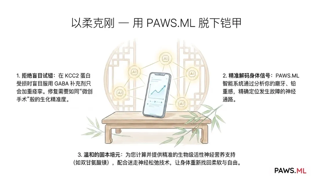 “木头人”现象:为什么你会感到“肌肉盔甲”,以及神经系统如何将你劫持 | PAWS.ML