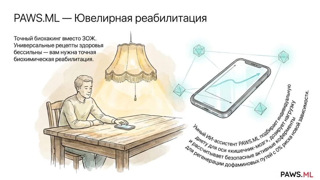 Миф о ЗОЖ: Усталость надпочечников при ПАВС и ИИ-биохакинг | PAWS.ML