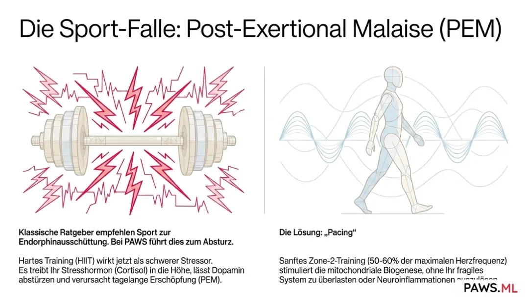 Der gesundheits-mythos: Warum sport und multivitamine bei paws-erschöpfung versagen (und wie ki-biohacking hilft) | PAWS.ML