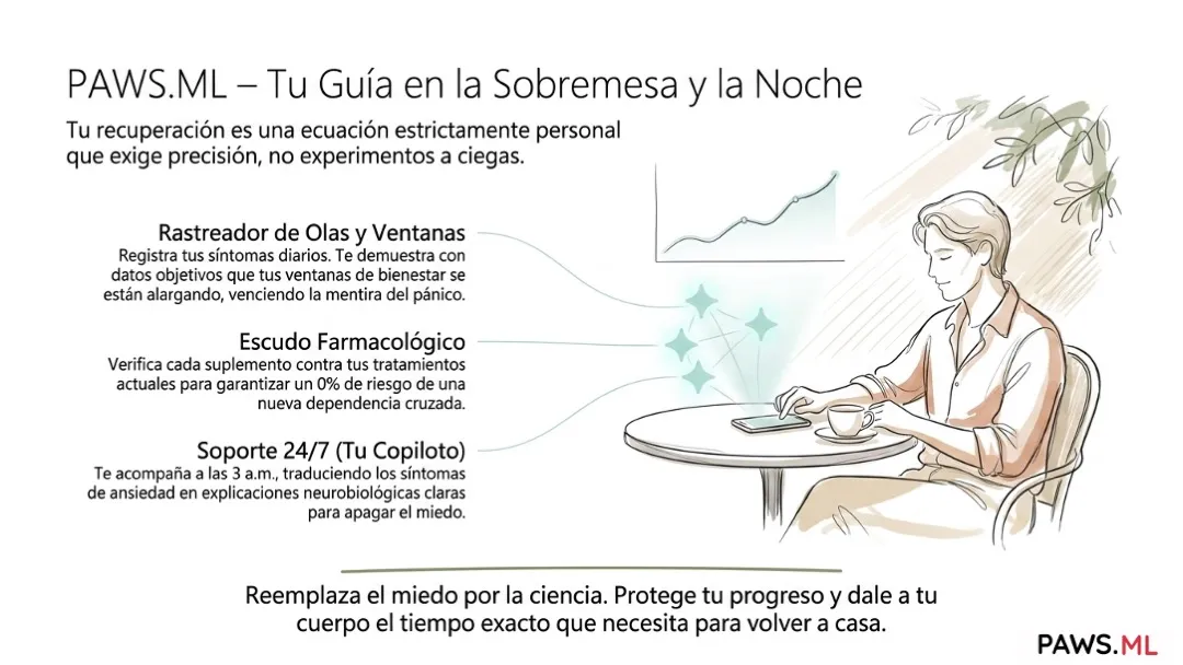 ¿Cuánto dura el PAWS? Fases y línea de tiempo de recuperación | PAWS.ML