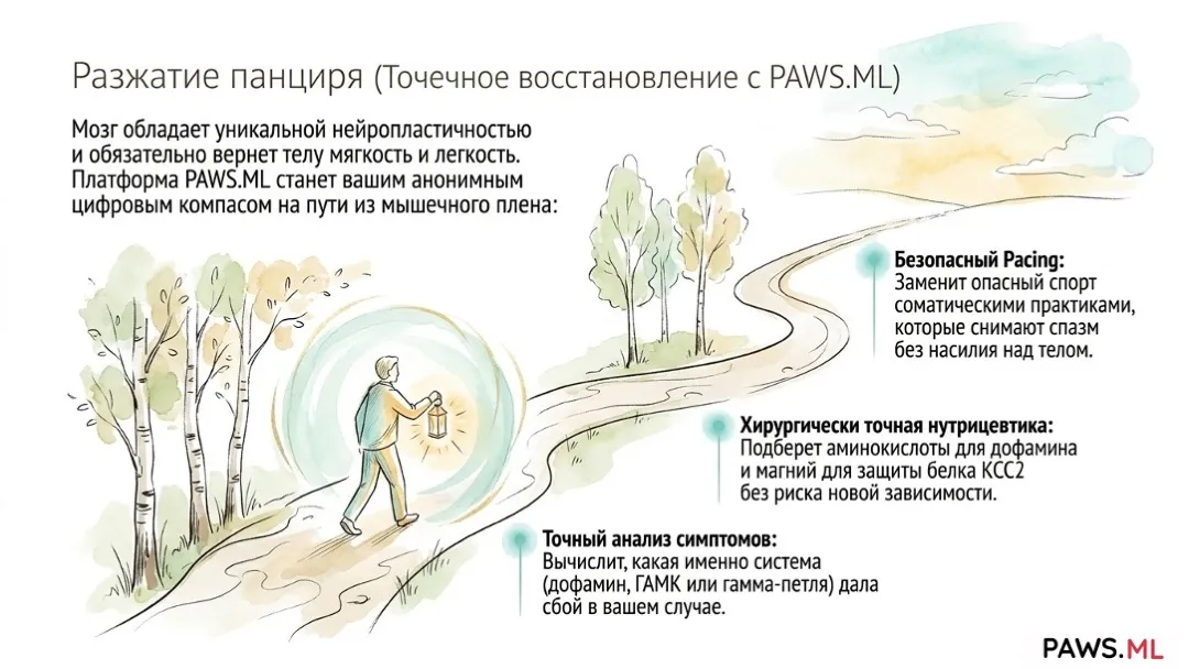Феномен «деревянного тела»: почему вы чувствуете мышечный панцирь и как нервная система берет вас в заложники | PAWS.ML