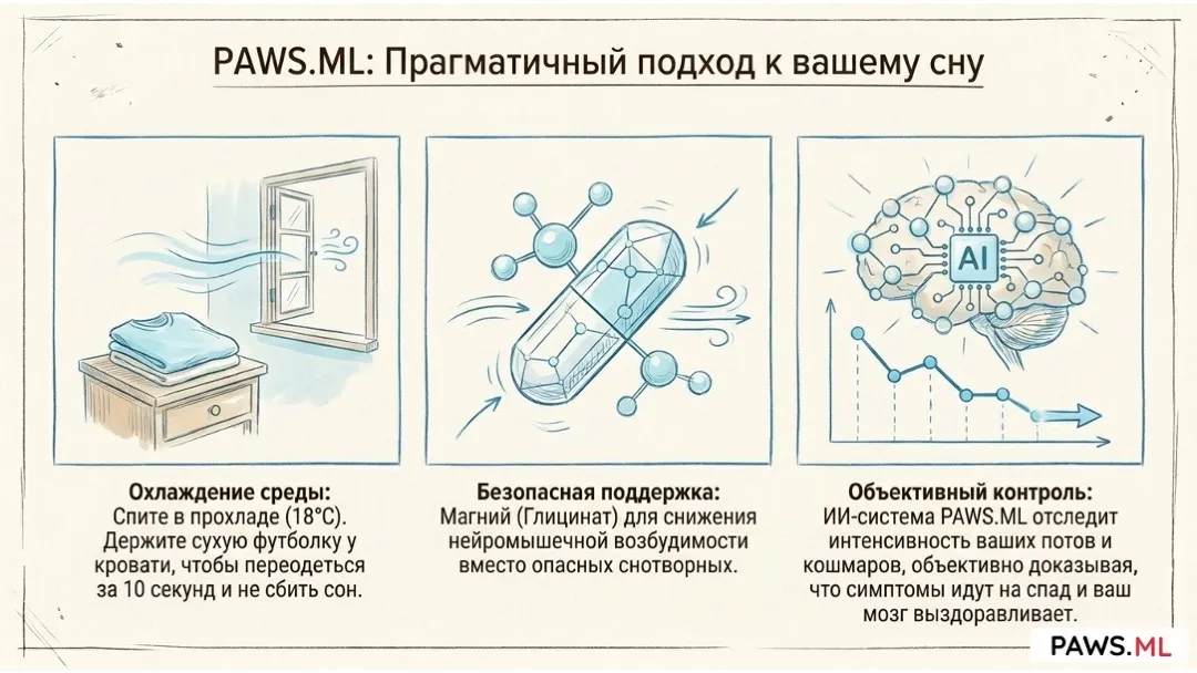 Кошмары и ночная потливость после отказа от марихуаны (Травы) | PAWS.ML