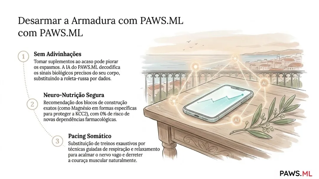 O Fenômeno do 'Corpo de Madeira': Por que você sente uma couraça muscular e como o seu sistema nervoso o faz de refém | PAWS.ML