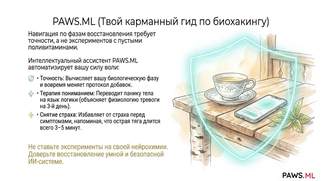 Как облегчить ломку при отказе от курения: Восстановление дофамина, добавки и ИИ | PAWS.ML