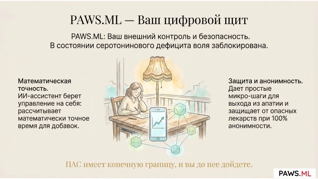 Серотониновая яма: Как восстановить серотонин и мозг | PAWS.ML