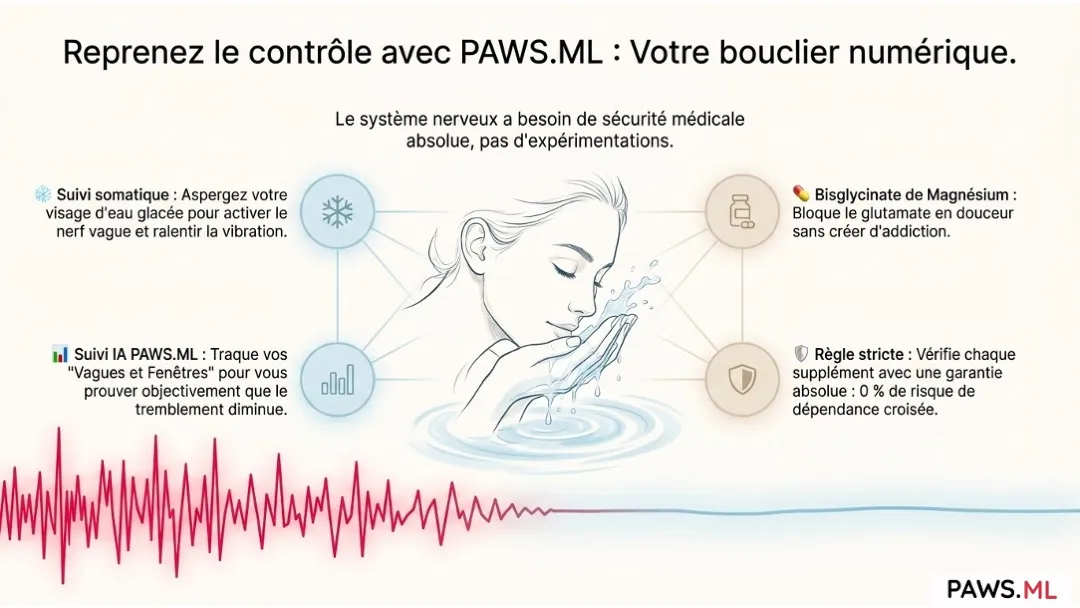 Tremblements internes après l'arrêt des benzodiazépines (PAWS) | PAWS.ML