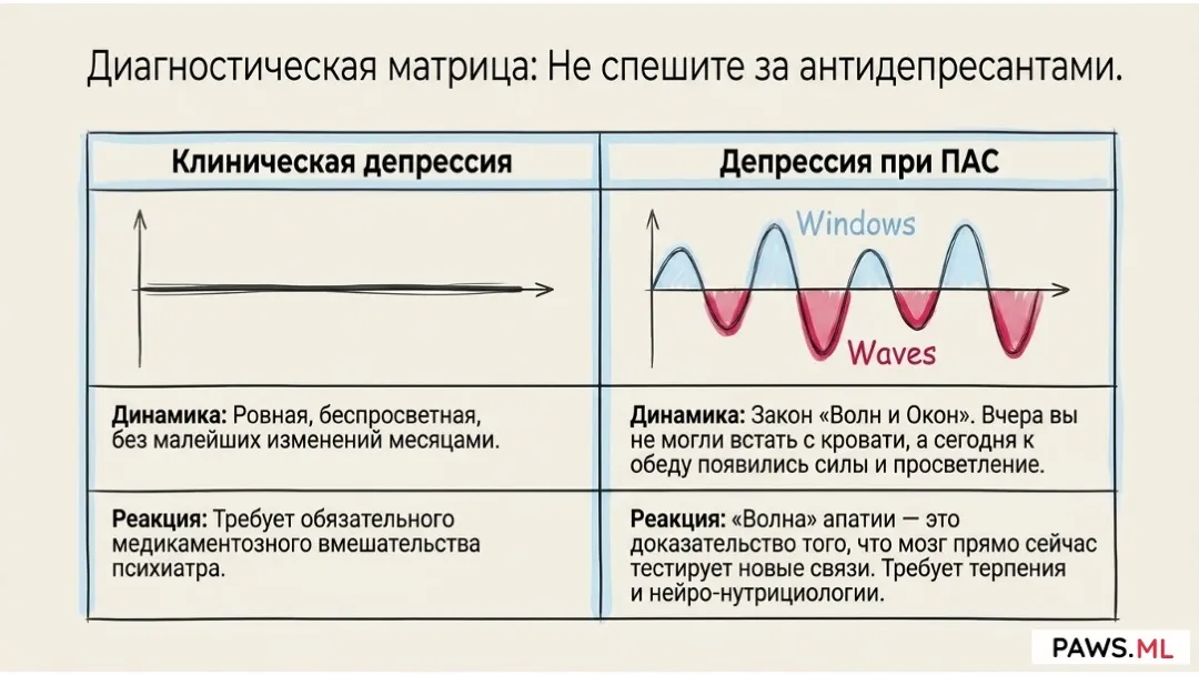 Симптомы ПАС: полный список, причины и как облегчить состояние | PAWS.ML