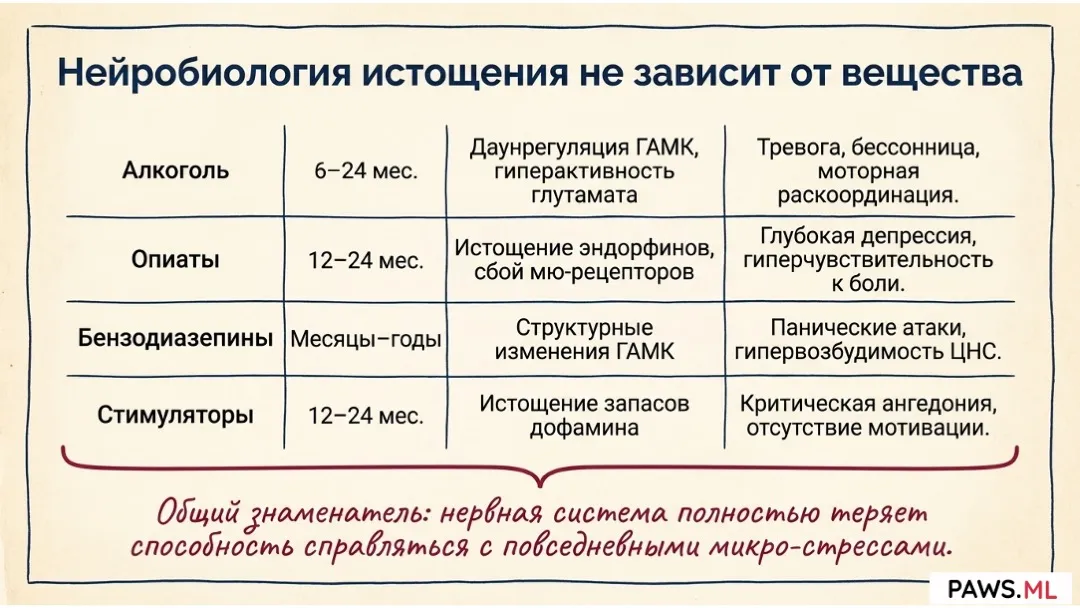 Длительная абстиненция (ПАС): сколько длится и как восстановить мозг | PAWS.ML