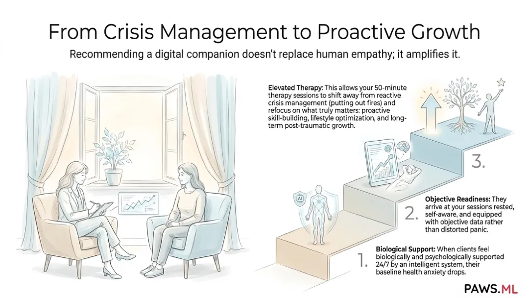 Digital aftercare tools for therapists & coaches | PAWS.ML