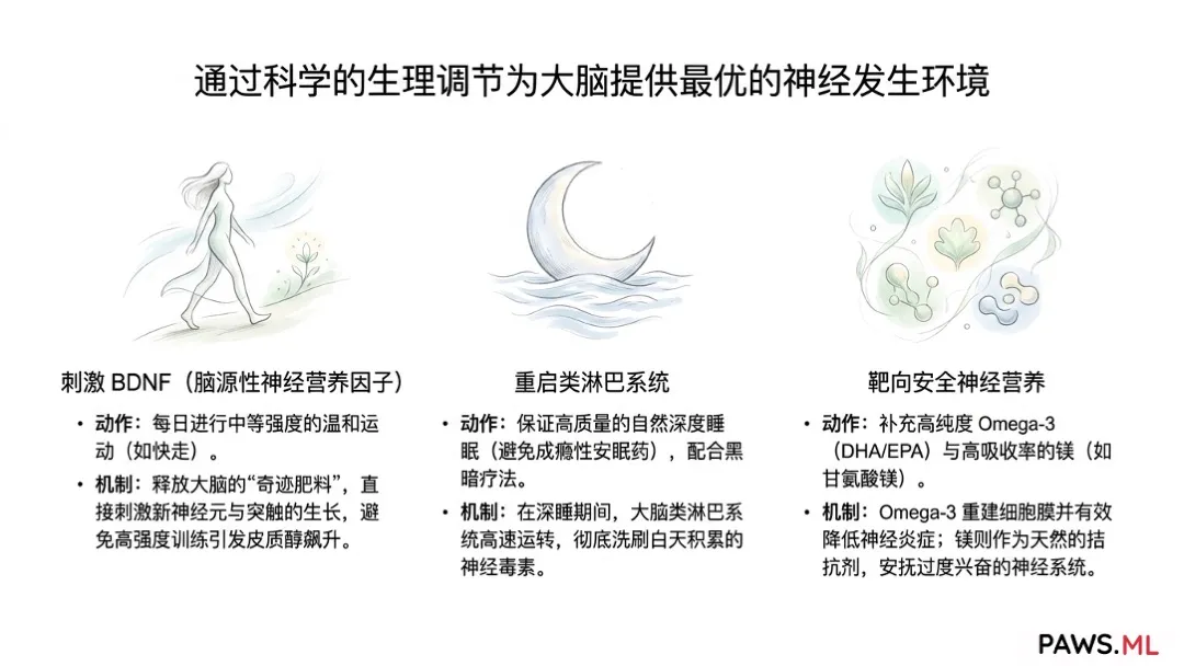 戒断后大脑如何修复？解析神经可塑性与脑雾消除方法 | PAWS.ML | PAWS.ML