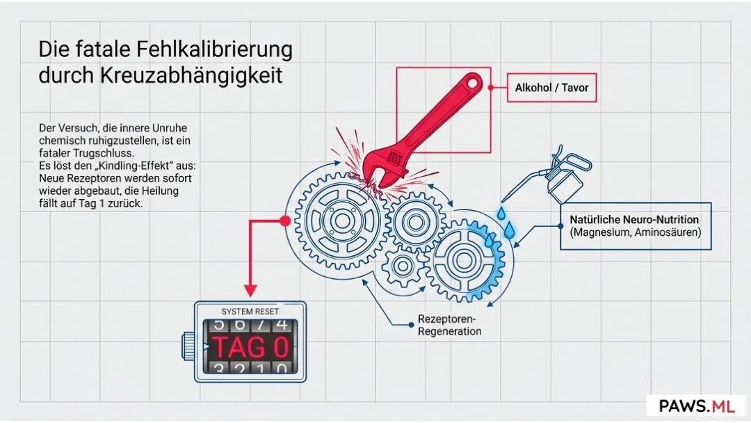 Warum man sich mit Alkohol „normal“ fühlt – und beim Aufhören zusammenbricht | PAWS.ML
