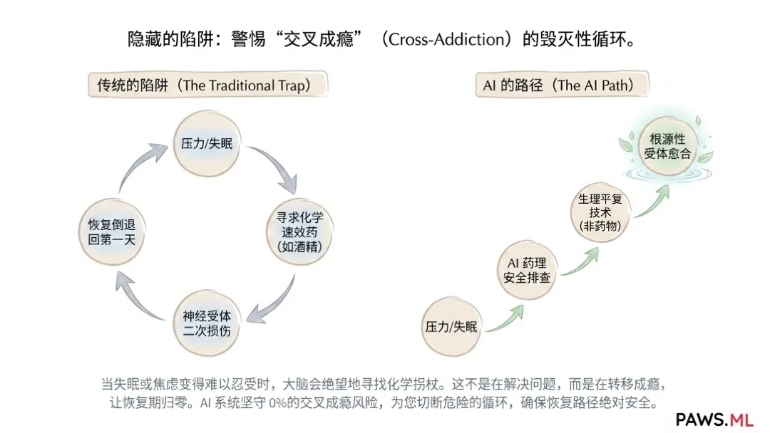 AI 精准养生:多智能体 AI 如何重塑“职业倦怠”与“长效戒断综合征”的恢复架构 | PAWS.ML