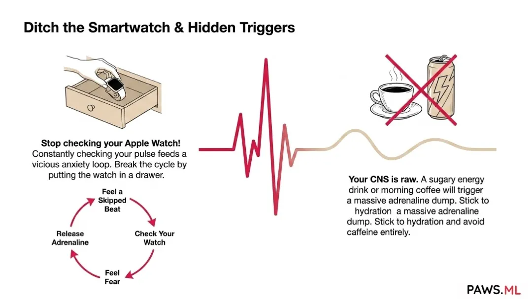 Heart palpitations 1 month after quitting alcohol: Causes & relief | PAWS.ML