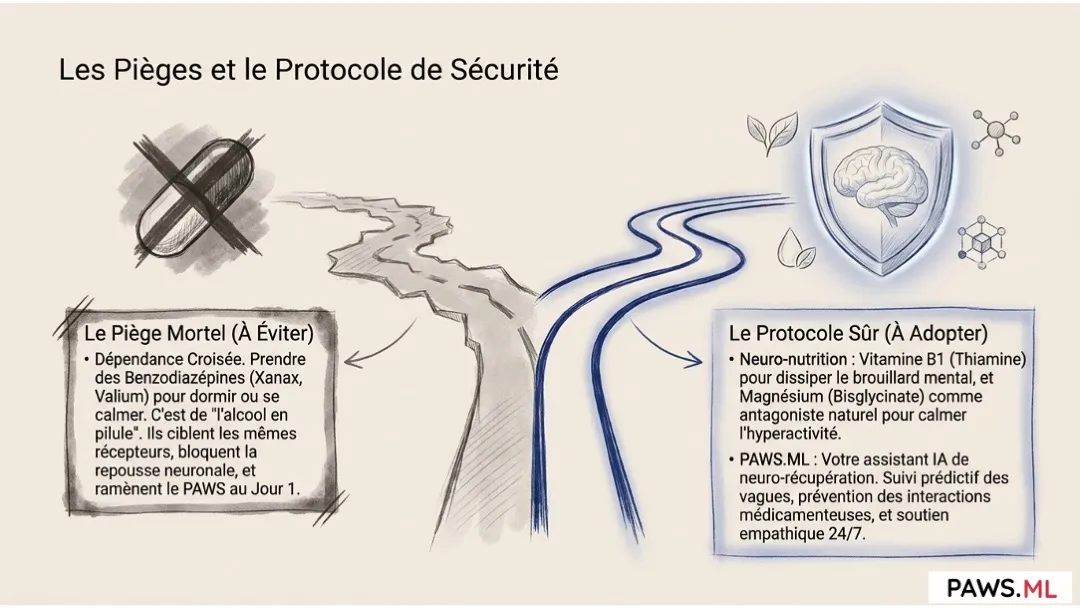 Sevrage alcool : Les symptômes tardifs des mois après l'arrêt | PAWS.ML